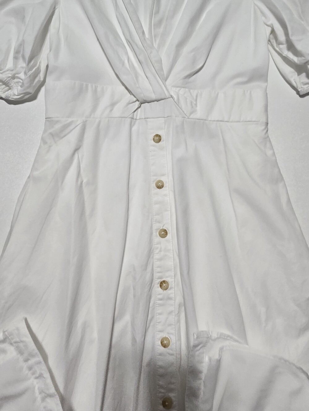 Hutch Laurel Button Up Dress V-Neck Sleeve Length Short Sleeve Size 4 - Picture 5 of 14